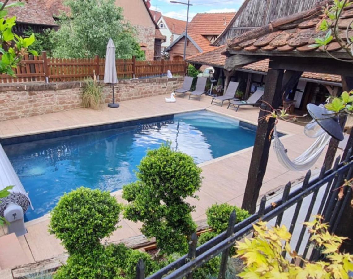 Le Clos Bleu - Gite Rural Schillersdorf Luaran gambar